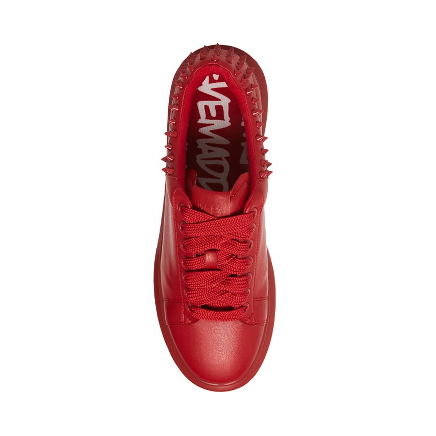 Red Steve Madden Frosting Men's Sneakers | PH 1892FBM